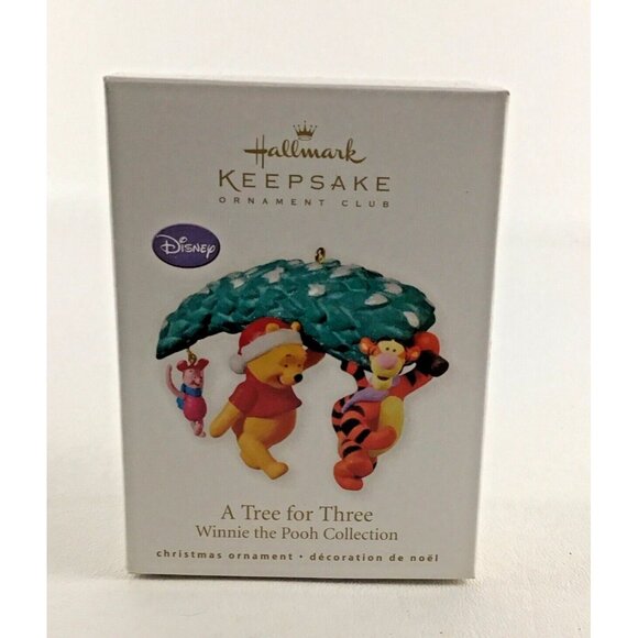 Hallmark Keepsake Ornament Disney Winnie The Pooh A Tree For Three New 2010